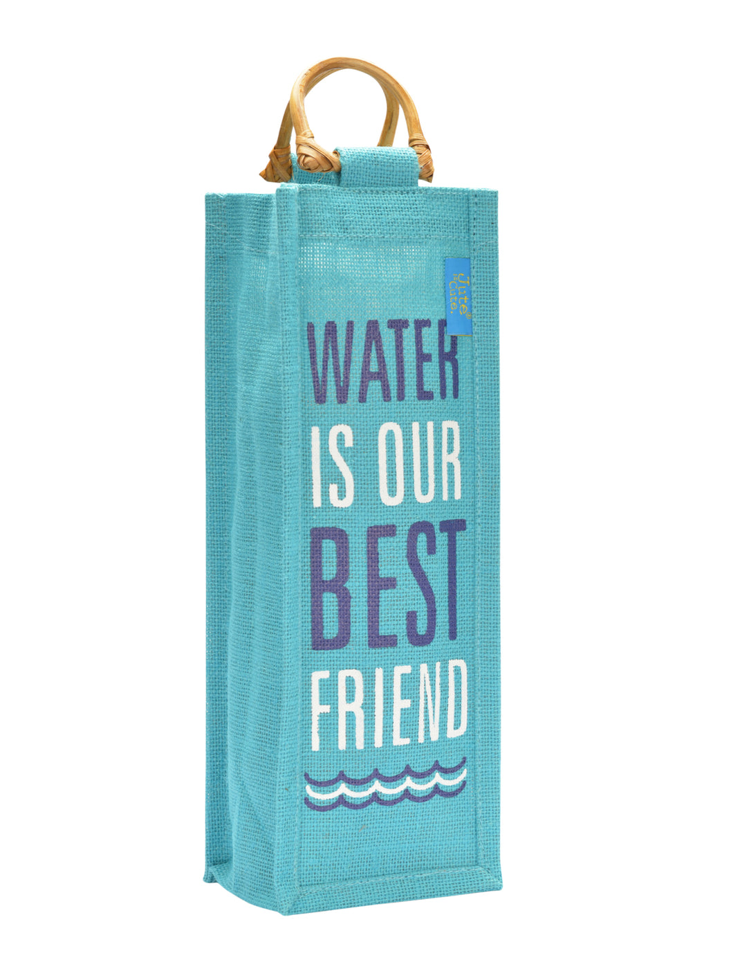 BOTTLE BAG WATER BEST FREIND (B-214-TURQUOISE BLUE)