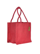 Load image into Gallery viewer, JUTE 5X5 COLOUR BAG (B-206-RED)
