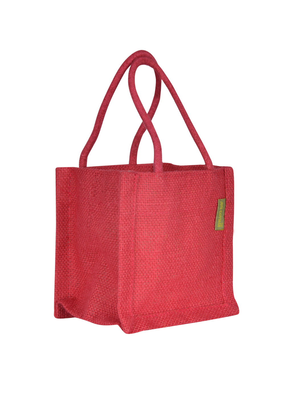 JUTE 5X5 COLOUR BAG (B-206-RED)