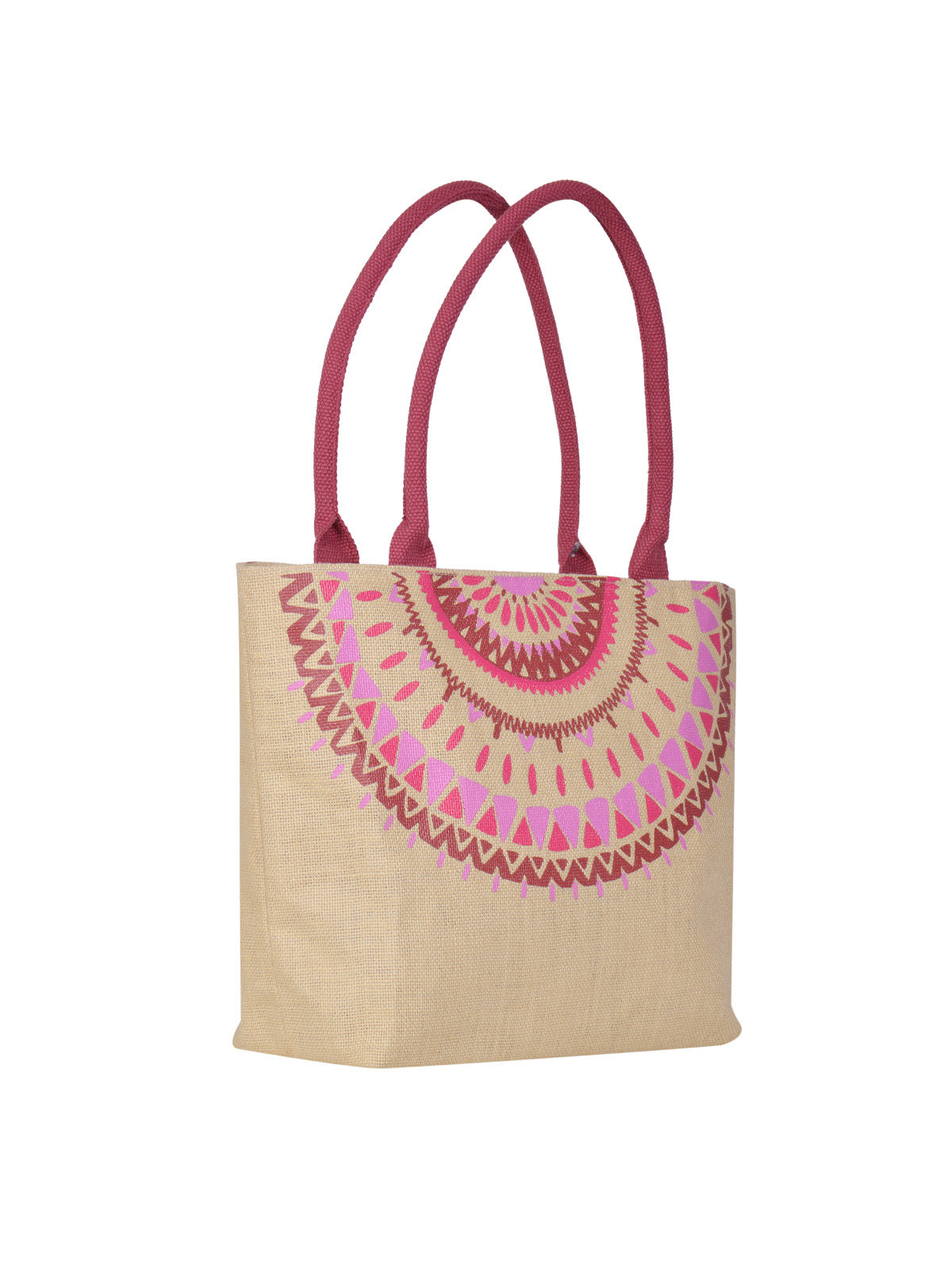 MANDALA NECK PRINT BAG (D-215-NATURAL)