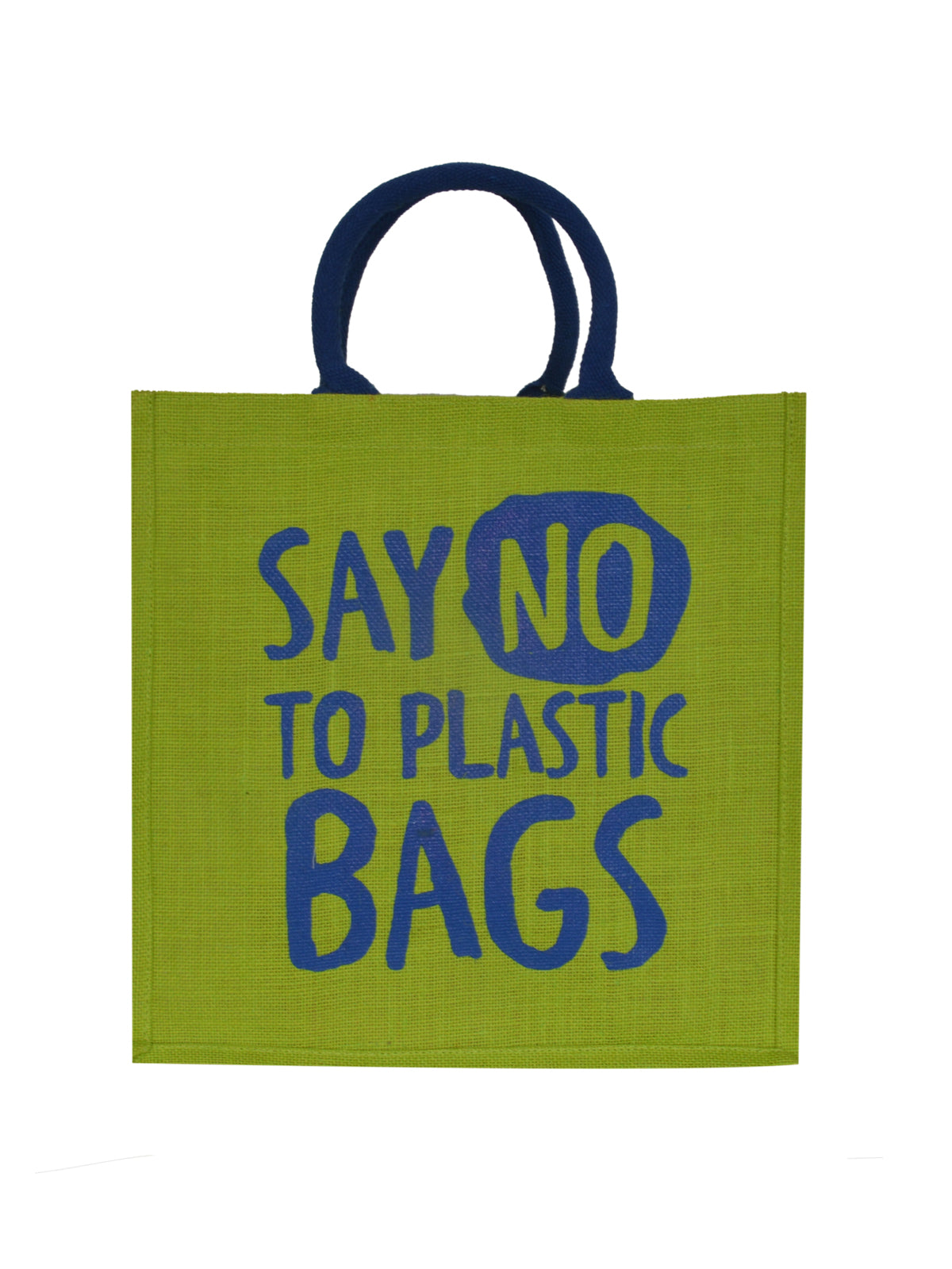 SAY NO 14X14 ZIPPER (B-200-GREEN)