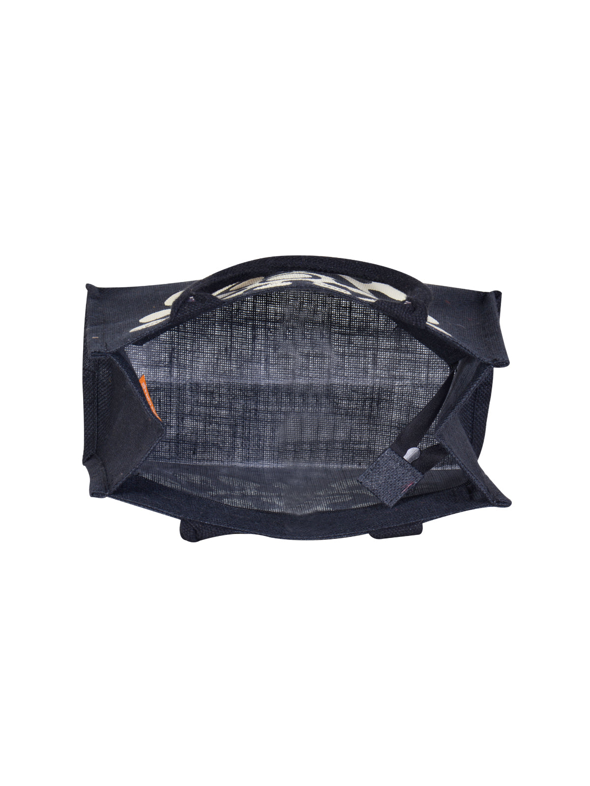 9 X 12 X 6 - PRINTED ZIPPER LUNCH BAG (B-132-BLACK)