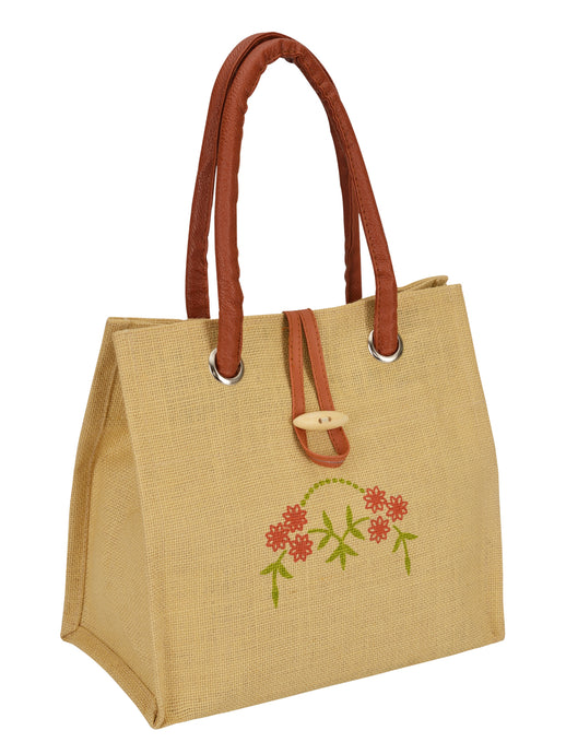 Shop online for FANCY JUTE HANDBAG WITH MADHUBANI - MRID003 sourced from  and marketed by Odisha E Store
