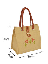 Load image into Gallery viewer, BIG EYELET BAG WITH PRINT (D-010-CREAM)
