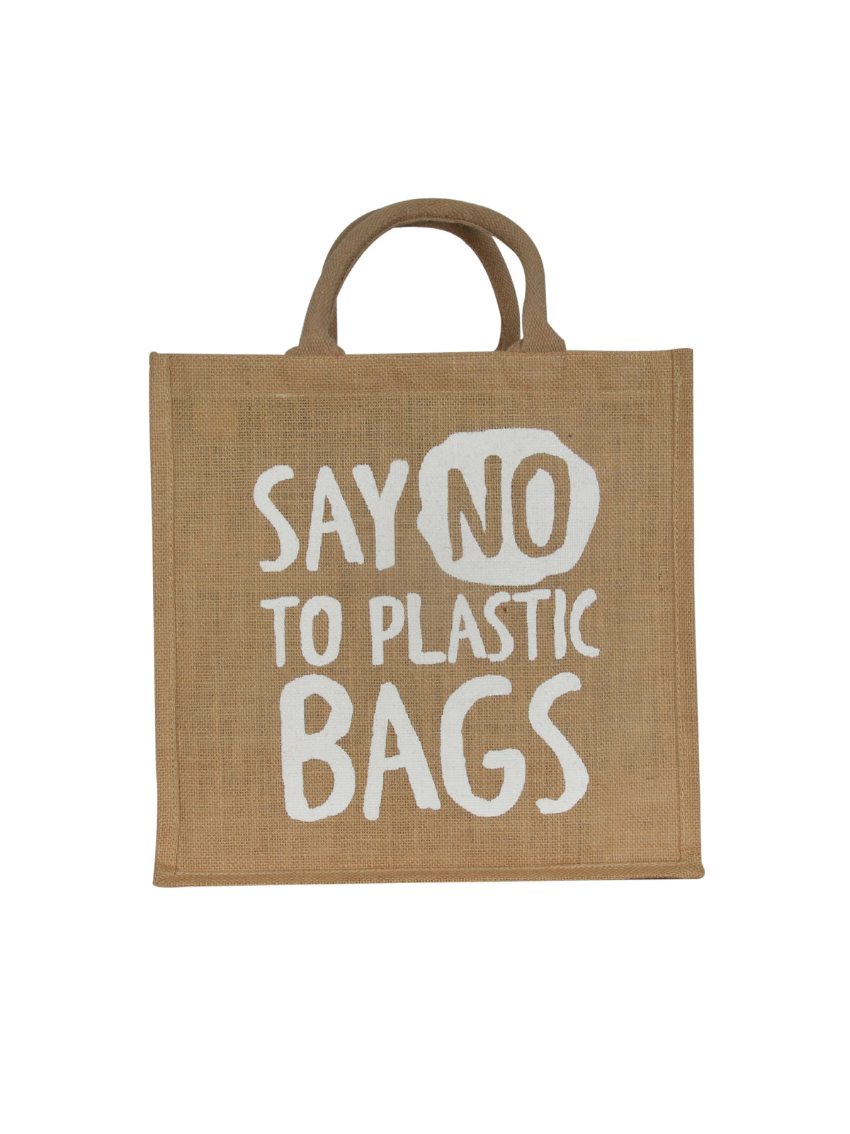 SAY NO 14X14 ZIPPER (B-200-NATURAL)