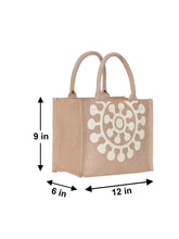 Load image into Gallery viewer, 9 X 12 X 6 - PRINTED ZIPPER LUNCH BAG (B-132-NATURAL)
