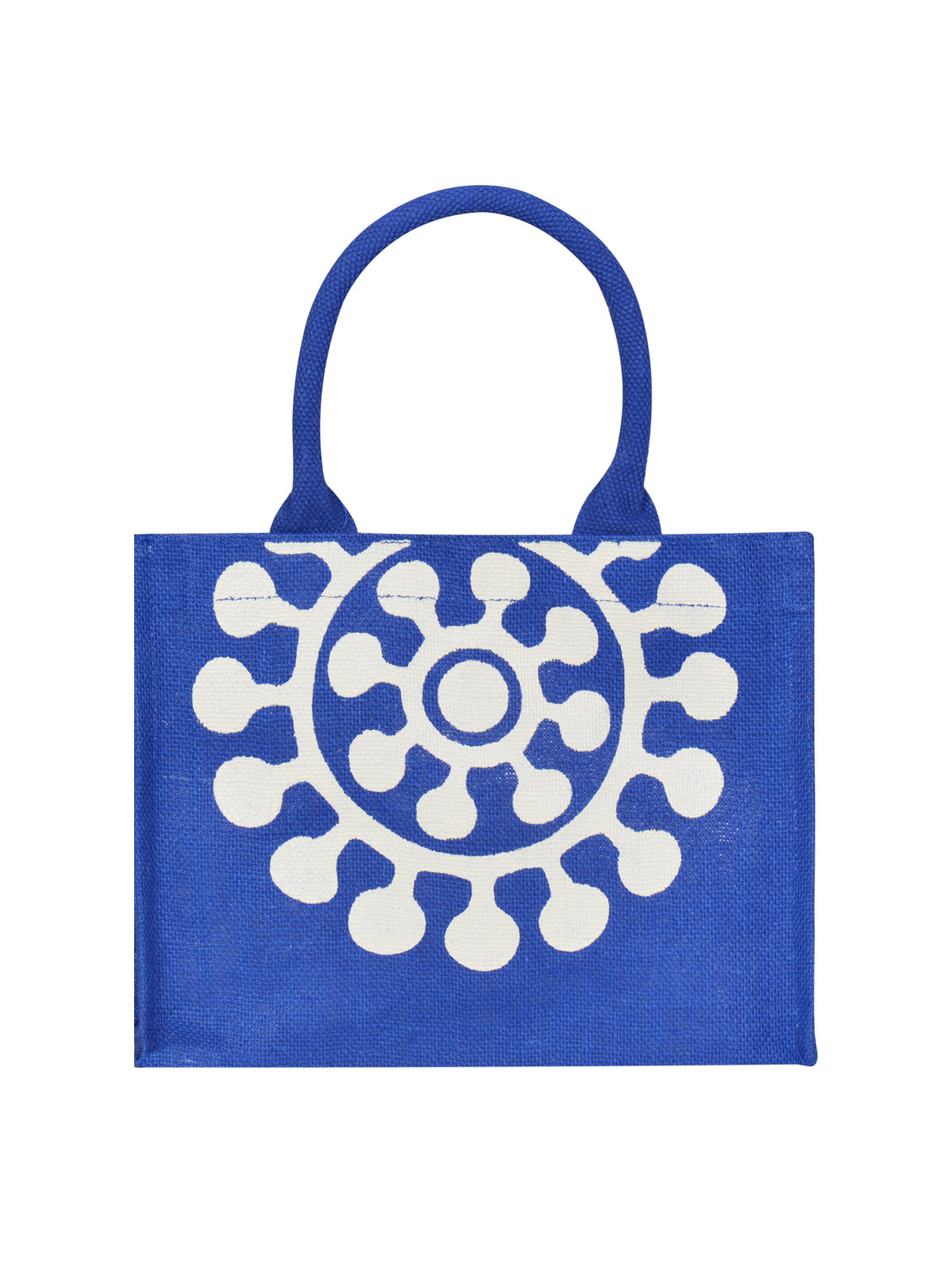 9 X 12 X 6 - PRINTED ZIPPER LUNCH BAG (B-132-BLUE)