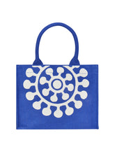 Load image into Gallery viewer, 9 X 12 X 6 - PRINTED ZIPPER LUNCH BAG (B-132-BLUE)
