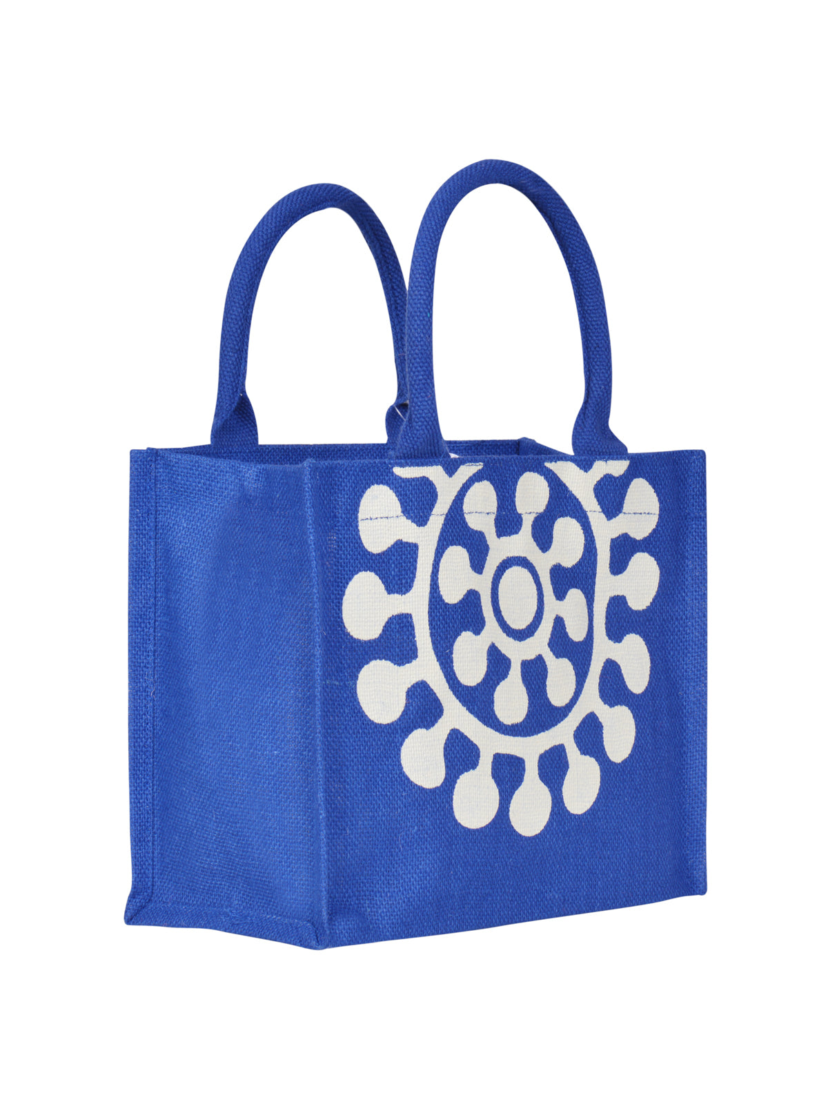 9 X 12 X 6 - PRINTED ZIPPER LUNCH BAG (B-132-BLUE)