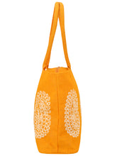 Load image into Gallery viewer, MANGO PRINT JUTE BAG (D-213-YELLOW)
