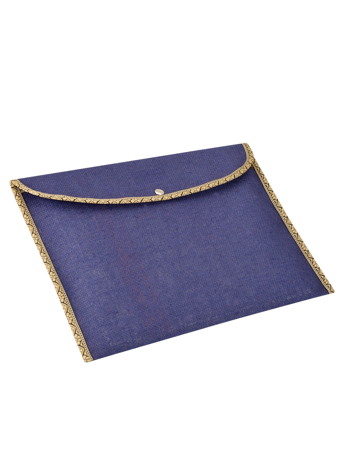FOLDER FULL FLAP BUTTON (A-053-NAVY BLUE)
