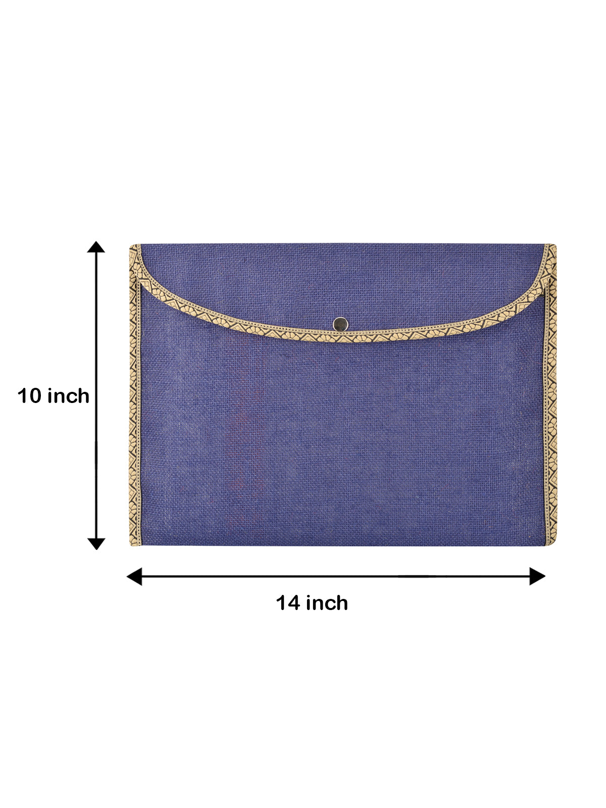 FOLDER FULL FLAP BUTTON (A-053-NAVY BLUE)