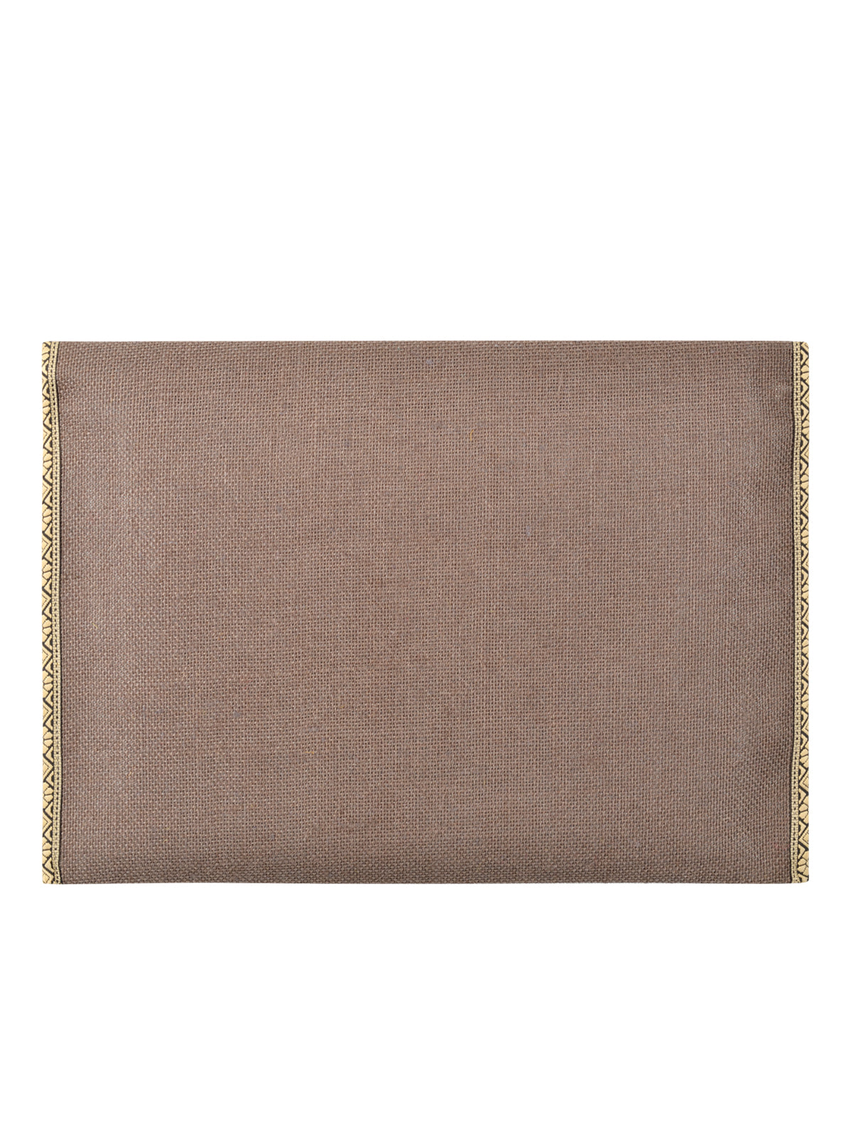 FOLDER WITH FULL FLAP ZIPPER (A-016-BROWN)