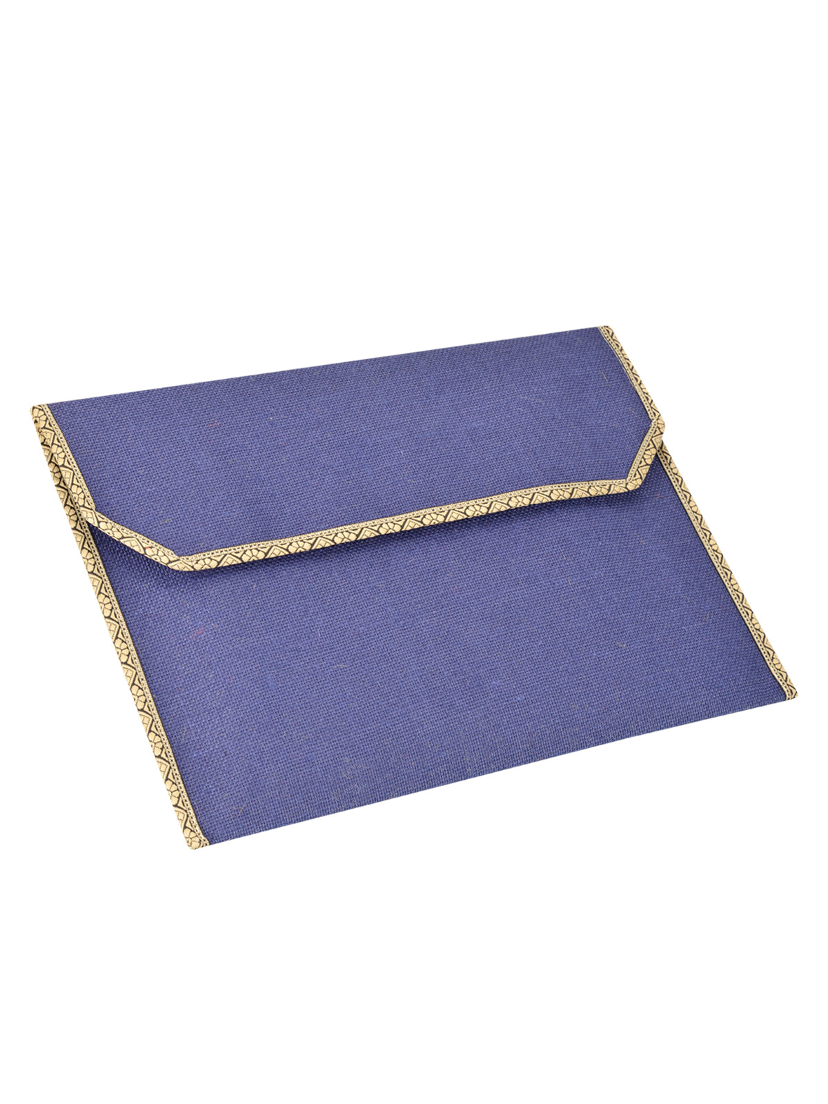 FOLDER WITH FULL FLAP ZIPPER (A-016-NAVY BLUE)