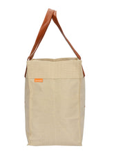 Load image into Gallery viewer, 15 X 13 X 10 - JUCO PU HANDLE ZIPPER WITH BOTTOM BOARD (B-179-NATURAL)
