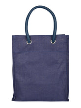 Load image into Gallery viewer, 14 X 12 X 8 - BIG EYELET LUNCH WITH BASE (B-033-NAVY BLUE)
