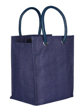 Load image into Gallery viewer, 14 X 12 X 8 - BIG EYELET LUNCH WITH BASE (B-033-NAVY BLUE)

