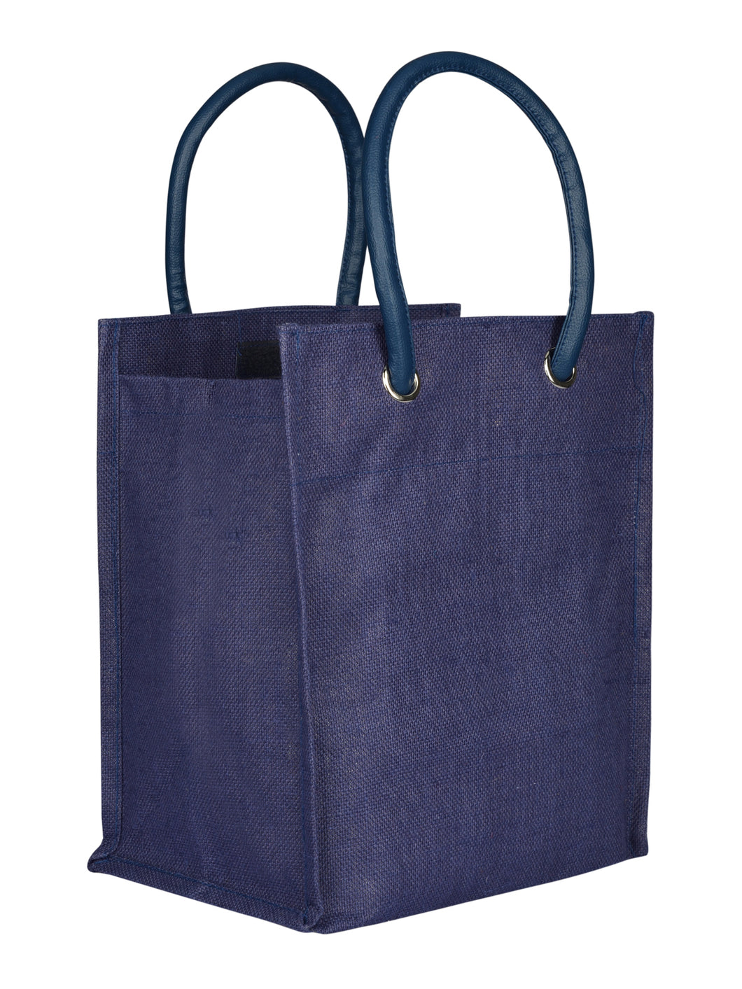 14 X 12 X 8 - BIG EYELET LUNCH WITH BASE (B-033-NAVY BLUE)