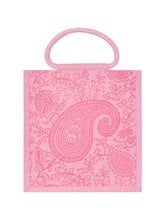 Load image into Gallery viewer, 11 X 10 X 7 - PAISLEY PRINT ZIPPER LUNCH (B-169-BABY PINK)
