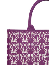 Load image into Gallery viewer, 14 X 14 X 7 - PARROT PRINT ZIPPER (B-101-MAGENTA)
