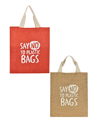 Combo of LC - SAY NO SHORT HANDLE (D-246-NATURAL) and LC - SAY NO SHORT HANDLE (D-246-RED)