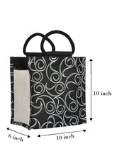 Load image into Gallery viewer, 10 X 10 X 6 - ALL OVER ZIPPER LUNCH  (B-022-BLACK)
