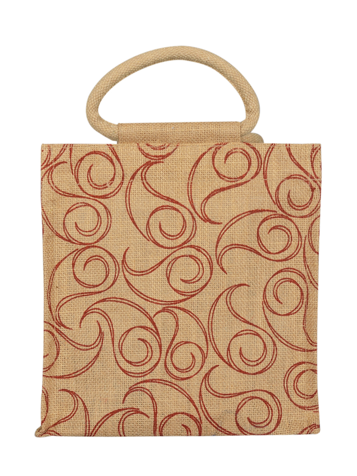 10 X 10 X 6 - ALL OVER ZIPPER LUNCH  (B-022-NATURAL)