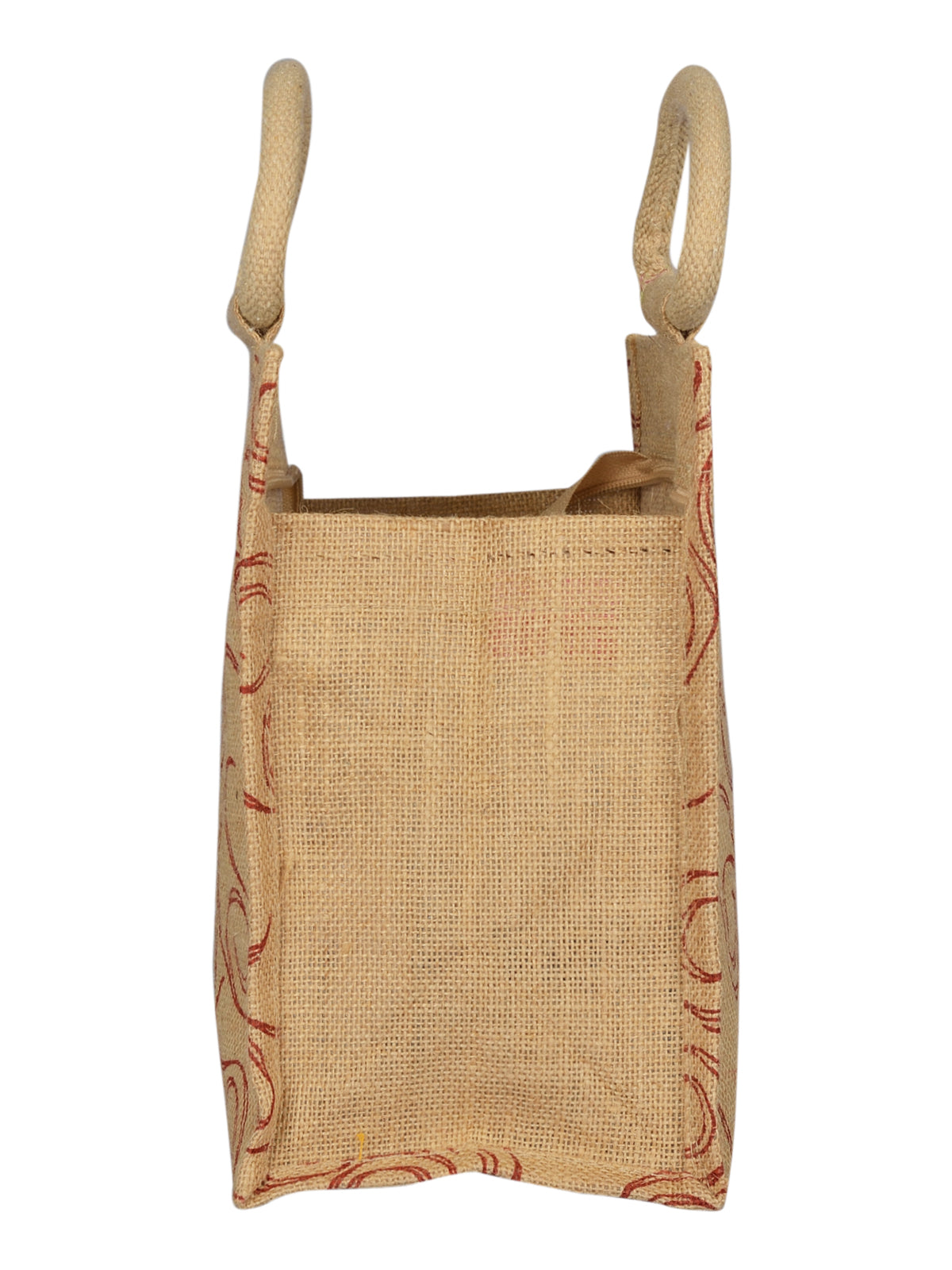 10 X 10 X 6 - ALL OVER ZIPPER LUNCH  (B-022-NATURAL)