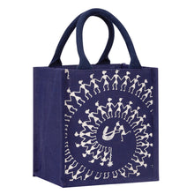 Load image into Gallery viewer, 11 X 10 X 7 - WARLI ZIPPER LUNCH (B-253-NAVY BLUE)

