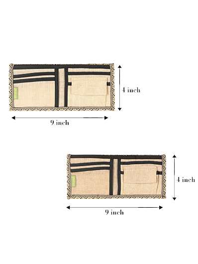 Combo of Flower motif wallet(Red & Black)