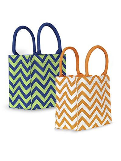 Combo of 8X8 ZIG ZAG LUNCH (B-148-BLUE) and 8X8 ZIG ZAG LUNCH (B-148-YELLOW)