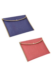 Load image into Gallery viewer, Combo of FOLDER FULL FLAP BUTTON (A-053-MAROON) and FOLDER FULL FLAP BUTTON (A-053-NAVY BLUE)
