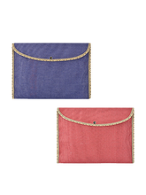 Load image into Gallery viewer, Combo of FOLDER FULL FLAP BUTTON (A-053-MAROON) and FOLDER FULL FLAP BUTTON (A-053-NAVY BLUE)
