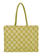 Load image into Gallery viewer, 12 X 16 X 6 - SHOPPING SQUARE DIAMOND ALL OVER PRINT ZIPPER (B-216-OLIVE GREEN)
