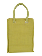 Load image into Gallery viewer, 13 X 10 X 7 - BIG EYELET PLAIN LUNCH BAG WITH BOTTOM BOARD (B-017-OLIVE GREEN)
