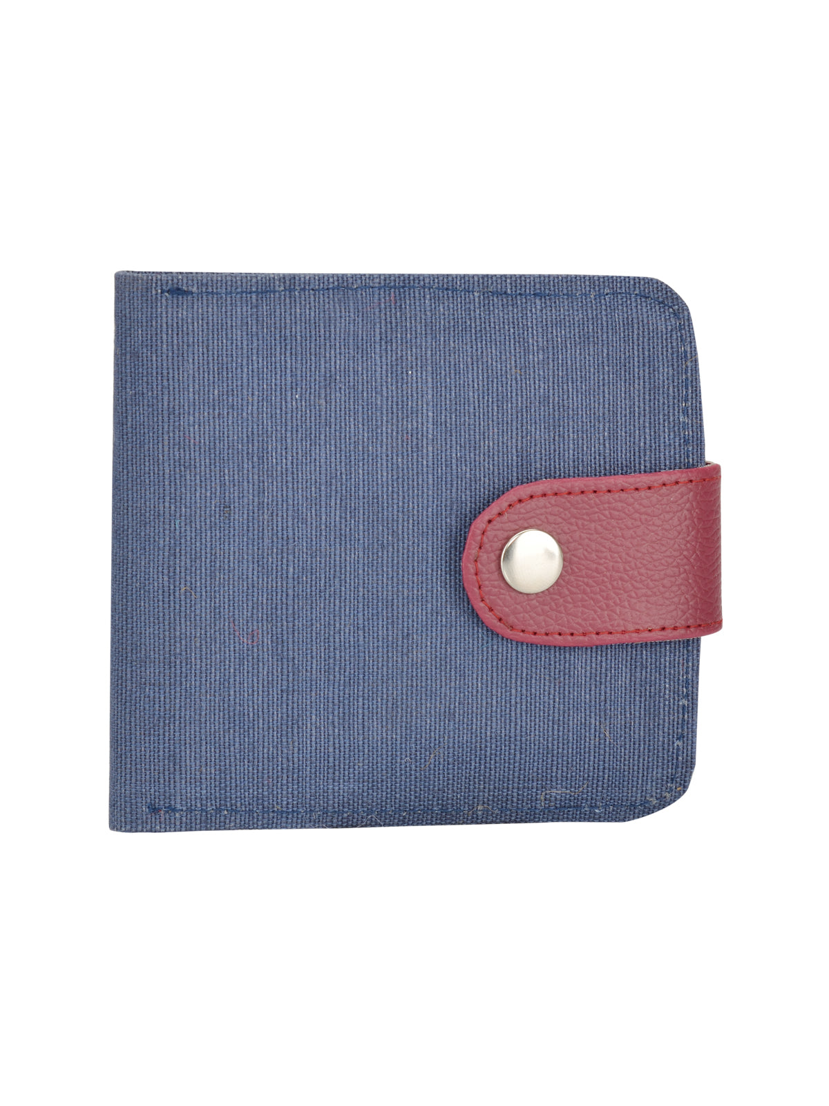 JUTE COTTAGE WALLET 2 FOLD FLAP, SUSTAINABLE, ECO-FRIENDLY, 100% GENUINE, STYLISH JUTE WALLET (BLUE 4X4.5)