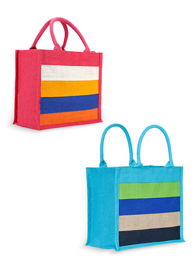 Combo of 10X12 MULTICOLOR LUNCH ZIPPER (B-080-PINK) and 10X12 MULTICOLOR LUNCH ZIPPER (B-080-TURQUOISE BLUE)