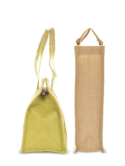 Combo of VERTICAL LACE SMALL ZIPPER (B-029-OLIVE GREEN) and BOTTLE BAG WITH LACE / PRINT (B-010-OLIVE GREEN)
