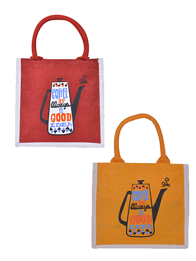 Combo of 10X10 COFFEE ZIPPER (B-090-RED) and 10X10 COFFEE ZIPPER (B-090-YELLOW)