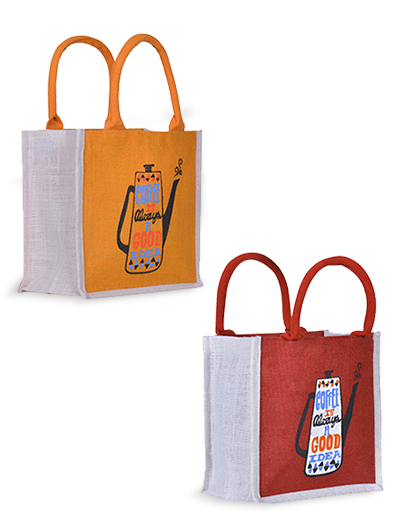 Combo of 10X10 COFFEE ZIPPER (B-090-RED) and 10X10 COFFEE ZIPPER (B-090-YELLOW)