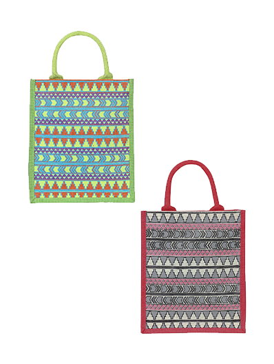 Combo of 13X11 AZTEC PRINT (B-064-PINK) and 13X11 AZTEC PRINT (B-064-GREEN)