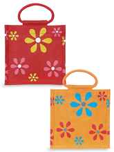 Load image into Gallery viewer, Combo of 10X10 MULTI FLOWER LUNCH (B-106-RED) and 10X10 MULTI FLOWER LUNCH (B-106-YELLOW)
