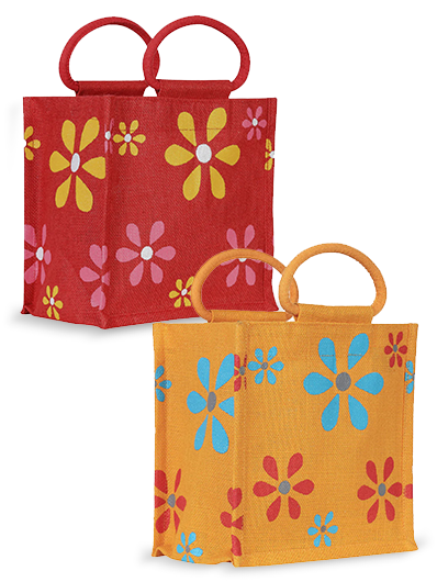 Combo of 10X10 MULTI FLOWER LUNCH (B-106-RED) and 10X10 MULTI FLOWER LUNCH (B-106-YELLOW)