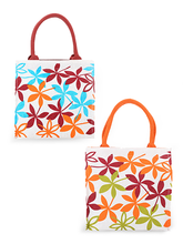 Load image into Gallery viewer, Combo of 12X12 JUCO PRINTED ZIPPER (B-073-MAROON) and 12X12 JUCO PRINTED ZIPPER (B-073-ORANGE)
