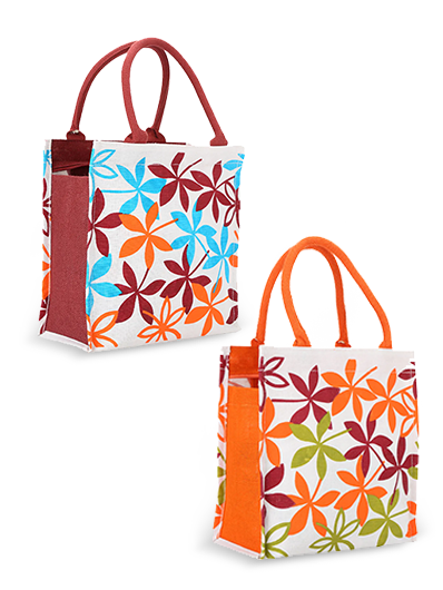 Combo of 12X12 JUCO PRINTED ZIPPER (B-073-MAROON) and 12X12 JUCO PRINTED ZIPPER (B-073-ORANGE)