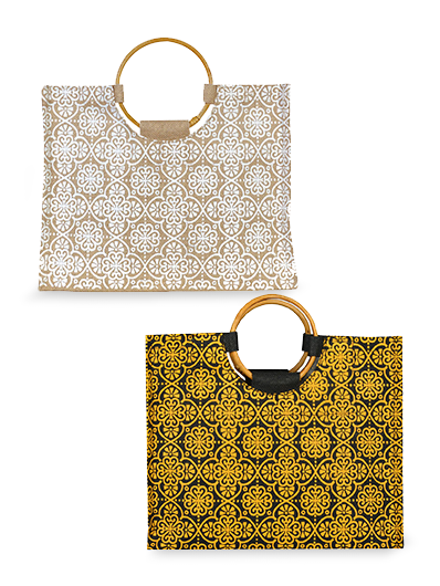 Combo of 11X14 MUGHAL CANE LUNCH (B-153-BLACK) and 11X14 MUGHAL CANE LUNCH (B-153-NATURAL)