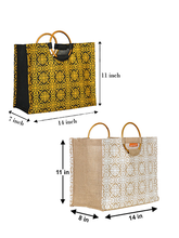 Load image into Gallery viewer, Combo of 11X14 MUGHAL CANE LUNCH (B-153-BLACK) and 11X14 MUGHAL CANE LUNCH (B-153-NATURAL)
